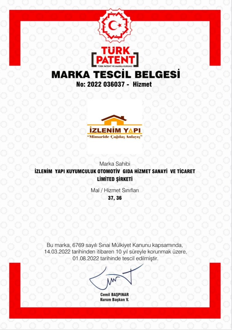 Marka Tescil Belgesi
